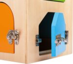 small foot Schlosshaus aus Naturholz – Motorik-Spielzeug mit 7 Schlössern für Kinder ab 3 Jahren – Bild 5