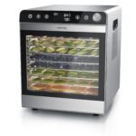 Arendo Edelstahl-Dörrautomat mit 10 Ebenen & 8400 cm² – Profi-Dehydrator für Obst, Fleisch & Gemüse
