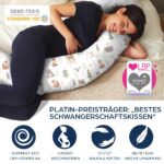 Niimo XXL Schwangerschaftskissen & Stillkissen – 2-in-1 Seitenschläferkissen für Schwangere – Bild 2