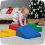 IGLU SOFT PLAY Corner Climber 5-teilig – Kletterblöcke für motorische Entwicklung – Bild 5