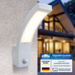 Maxkomfort LED Außenwandleuchte mit Bewegungsmelder – 15W Neutralweiß IP54 für Eingang & Garten – Bild 3