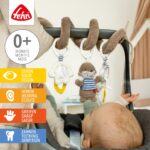 Fehn Activity-Spirale Otter Theo – Motorikspielzeug mit Rasselring & Spiegel für Babys ab Geburt – Bild 2