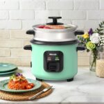 Macook Reiskocher 0,6L – Kompakter 2-in-1 Reiskocher & Dampfgarer für 3 Tassen – Bild 2