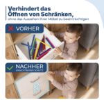 Hoffenbach Magnetische Kindersicherung 12er Set – Schrank- & Schubladensicherung ohne Bohren – Bild 3