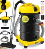 MASKO 6in1 Industrie-Nass-Trockensauger 2300W mit Blasfunktion & Push&Clean