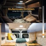 camperxlite LED Deckenleuchte 12V Ø18cm – Dimmbar mit 3 Farbtemperaturen für Wohnmobile – Bild 4