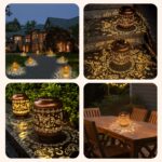 GOTOME Schmetterling Solar-Laterne – Wasserdichte LED Gartenleuchte mit Lichtprojektion – Bild 7