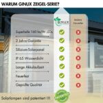 GINUX Solar Wandleuchte mit Bewegungsmelder 350 Lumen – IP65 Ausssenleuchte für Garten & Terrasse – Bild 5