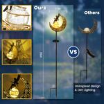 GIGALUMI Fairy Moon Solarleuchte – Wasserdichte Gartendeko mit Feen-Design für Aussen – Bild 2