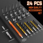 FAHEFANA 20V Akkuschrauber Set mit 2x2.0Ah Akkus – 42Nm Bohrschrauber für DIY & Reparatur – Bild 2