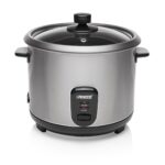 Princess Edelstahl Reiskocher 1,8 Liter – Warmhaltefunktion für bis zu 10 Portionen