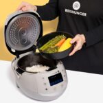 Reishunger Digitaler Reiskocher Starter Set Grau – 12 Kochmodi mit Zubehör & 8 Reissorten – Bild 5