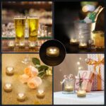LUXJET 20er Set Mini LED Teelichter wasserdicht – Warmweiss Unterwasser Deko für Pool & Aquarium – Bild 2