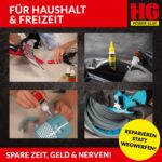 HG Power Glue Schweissnaht 60g Set – Zweikomponentenkleber für dauerhafte Reparaturen – Bild 3