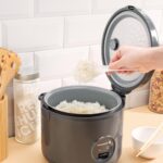 REISHUNGER Reiskocher 1,2L mit Keramikbeschichtung & Dampfgarer – Weiss – Bild 5