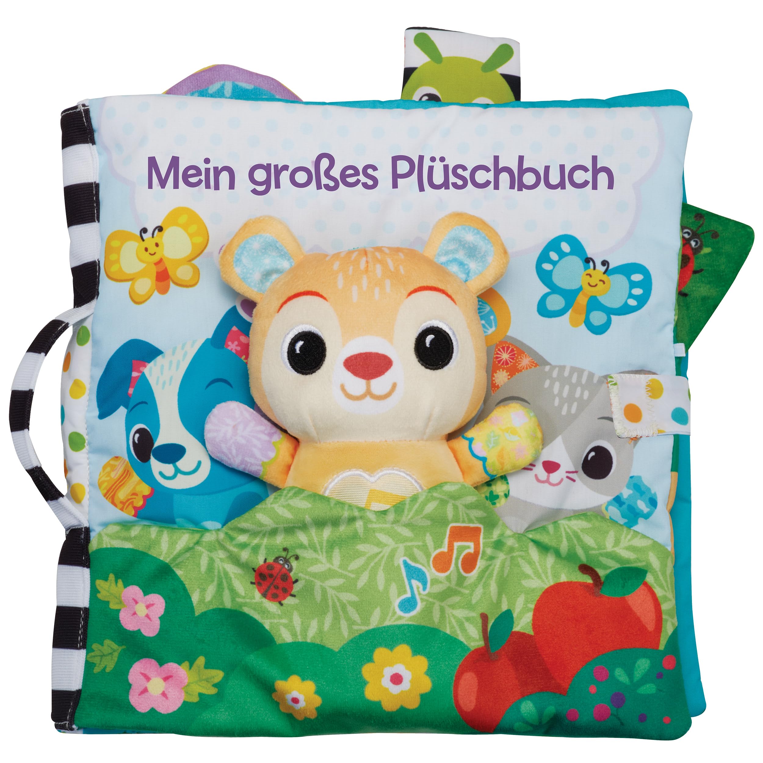 VTech Baby Mein grosses Plüschbuch – Interaktives Fühlbuch mit Musik für Babys 3–24 Monate