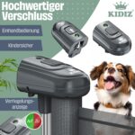KIDIZ® Treppenschutzgitter ausziehbar 0–140 cm – Einhandbedienung für Babys & Haustiere – Bild 3