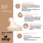 Suavinex Zero Zero Anti-Kolik Babyflasche 180 ml – Stillen-kompatibel für Neugeborene – Bild 8
