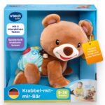 VTech Krabbel-mit-mir-Bär – Interaktive Krabbelhilfe für Babys ab 9 Monaten