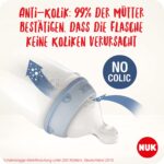 NUK First Choice+ Babyflasche 150 ml 3er Set – Silikon-Trinksauger mit Temperature Control – Bild 3