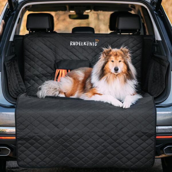 Rudelkönig Kofferraumschutz Hund – Universale Hundedecke mit Ladekantenschutz für Kombi & SUV