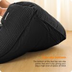 HMTOPE Hundebett XL 110x85cm mit Cord-Bezug – Orthopädisches Hundesofa für grosse Hunde – Bild 5