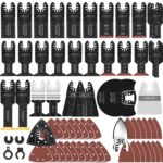 LEILUO 158-teiliges Multitool Zubehör-Set – Sägeblätter & Schleifer für DeWalt & Makita
