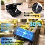 Hqynss Solar-Klemmleuchte Aussen mit Bewegungsmelder – 73 LED, 1000 Lumen, IP65 Wasserdicht – Bild 3