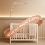 ALAVYA HOME® Betthimmel 150x240 cm mit Himmelstange – Bio-Baumwolle GOTS-zertifiziert – Bild 4