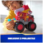 PAW PATROL Rescue Wheels – Marshalls Feuerwehr Monstertruck mit Geschoss-Abwurf & Figur – Bild 3