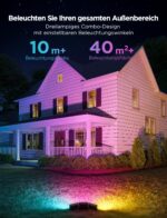 Govee Outdoor Triade LED Strahler 4500LM RGBICWW – Smart Fluter mit Matter & Alexa – Bild 3