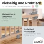 Geuther Oris Treppenschutzgitter 58–93 cm – Babygitter mit Schwenktür, EN 1930 zertifiziert – Bild 7