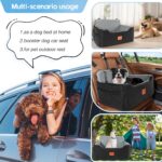 GL GLENSLAVE Hundeautositz gross – Erhöhter Autositz für mittlere & grosse Hunde bis 22 kg – Bild 6