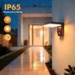papasbox 32W Aussenwandleuchte mit Bewegungsmelder & Fernbedienung – IP65 Aluminium LED – Bild 4