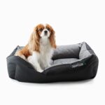 SuperKissen24 Hundebett Grösse M – Waschbares Hundesofa mit Fleece für kleine & mittlere Hunde – Bild 2