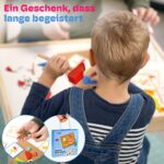 CUBIDI Hammerspiel ab 3 Jahren – Motorik-Spielzeug mit Holzhammer & Korkplatte – Bild 5