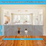 Wodondog Treppenschutzgitter ausziehbar bis 500 cm – Babygitter & Hundegitter – Bild 5