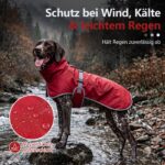 HEYWEAN Hundejacke wasserdicht mit Fleecefutter – Wärmeschutz für kleine & mittlere Hunde – Bild 3