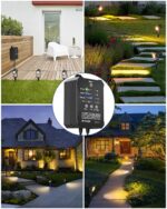 HIBOITEC LED Gartenbeleuchtung 6er Set mit Transformator – Dimmbar & Fotosensor für Aussen – Bild 7