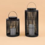 Esotec Solarlaternen Sara 2er Set – Flackerkerze mit Bernsteinlicht für Garten & Balkon – Bild 7