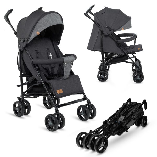 Lionelo Irma Buggy – Leichter Kinderwagen 7 kg mit Liegeposition & Einhand-Faltsystem