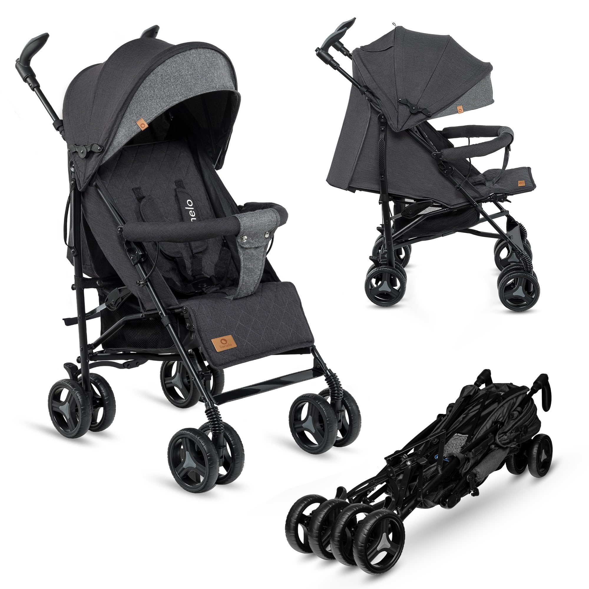 81ad3CkMyDL._SY2000_.jpg Lionelo Irma Buggy – Leichter Kinderwagen 7 kg mit Liegeposition & Einhand-Faltsystem – Bild 1