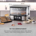 Caso DH 450 Dörrautomat – Testsieger mit 5 Ebenen, 30–70°C, Timer bis 48h – Bild 3