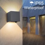 FUPE LED 15W Wandleuchte mit 3 Lichtfarben – IP65 Außenwandlampe mit einstellbarem Abstrahlwinkel – Bild 3