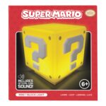 Paladone Super Mario Fragezeichen-Block Leuchte – Offizielle Nachttischlampe mit Sound – Bild 8