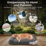 JOEJOY Orthopädisches Hundebett 122x89cm – Ergonomisches Hundesofa für grosse Hunde – Bild 8