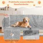 Omtofo Wasserdichte Hundedecke 150×128 cm – Schutzmatte für grosse & mittelgrosse Hunde – Bild 4