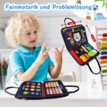 TenFans Busy Board ab 3 Jahren – 35 Montessori Lernaktivitäten für Kleinkinder – Bild 5
