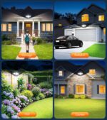 MEIKEE 42W LED Strahler mit Bewegungsmelder – 3600 Lumen Aussenstrahler IP66 für Garten & Terrasse – Bild 8