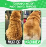 Golden Pets Zupfbürste M-L mit Schutznoppen – 2in1 Unterwollentfernung für Hunde & Katzen – Bild 6